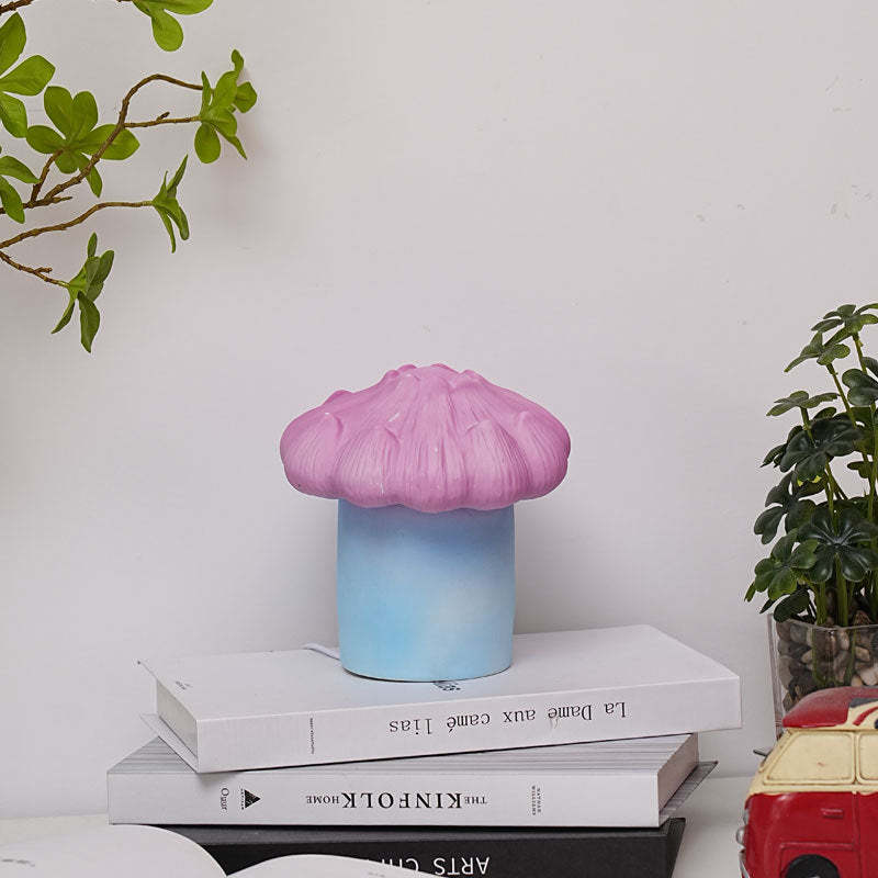 Contemporary Ceramic Snow House USB LED Night Lamp