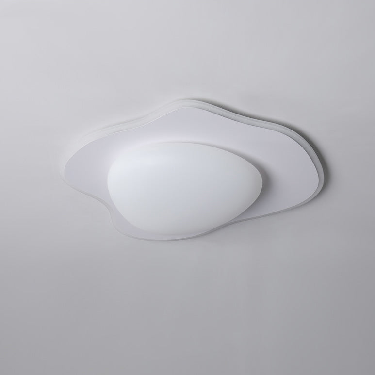 Poached Egg Iron Acrylic LED Flush Ceiling Light