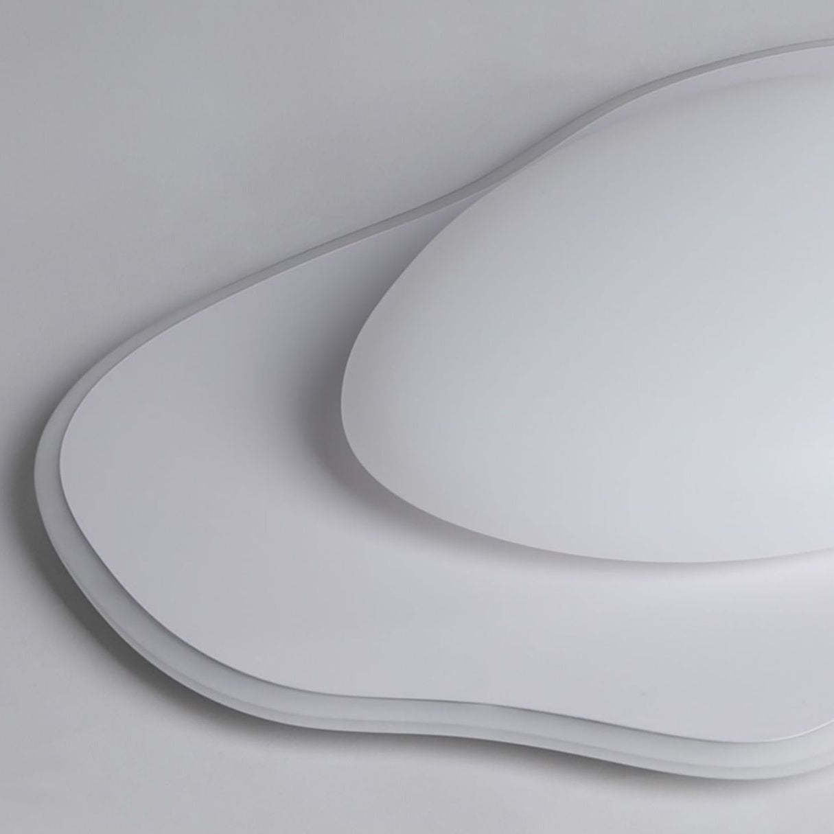 Poached Egg Iron Acrylic LED Flush Ceiling Light