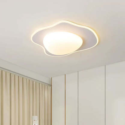 Poached Egg Iron Acrylic LED Flush Ceiling Light