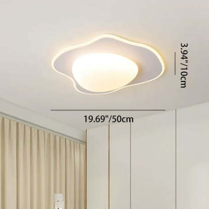 Poached Egg Iron Acrylic LED Flush Ceiling Light