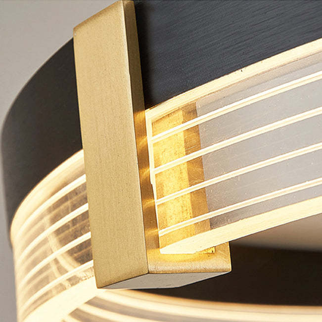 Iron Acrylic Cloud Star LED Flush Ceiling Light