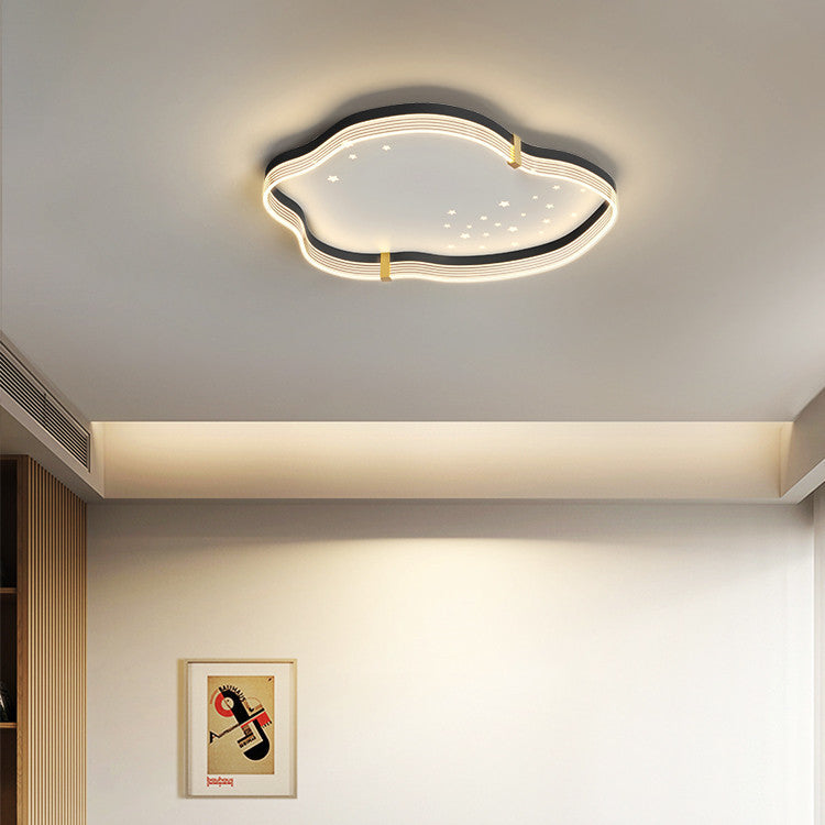 Black acrylic star cloud flush mount lighting - luxury — 220V-240V (UK/AU)
