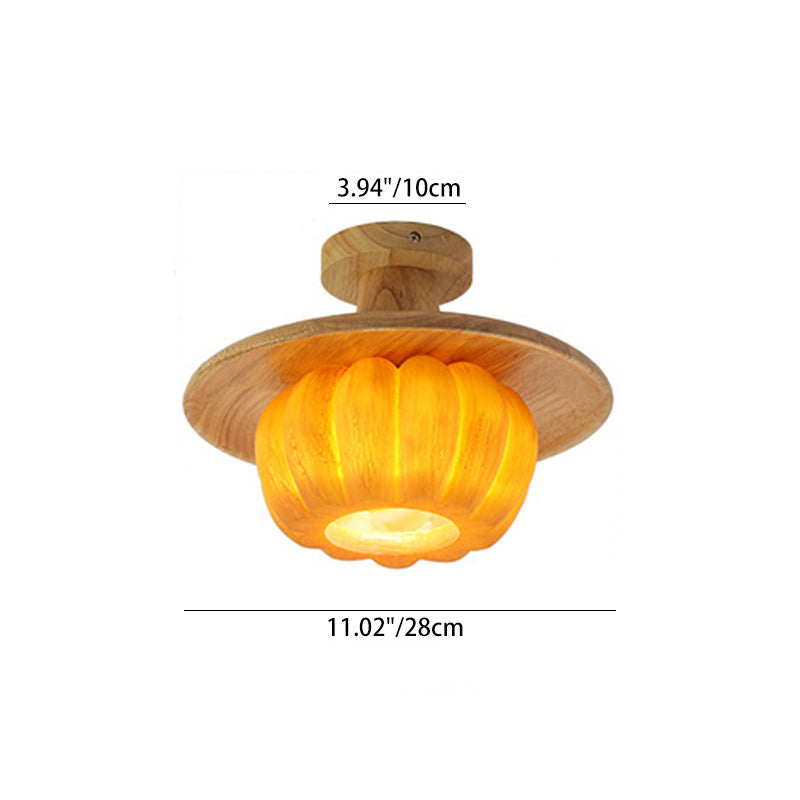 Contemporary Resin 1-Light Ceiling Light