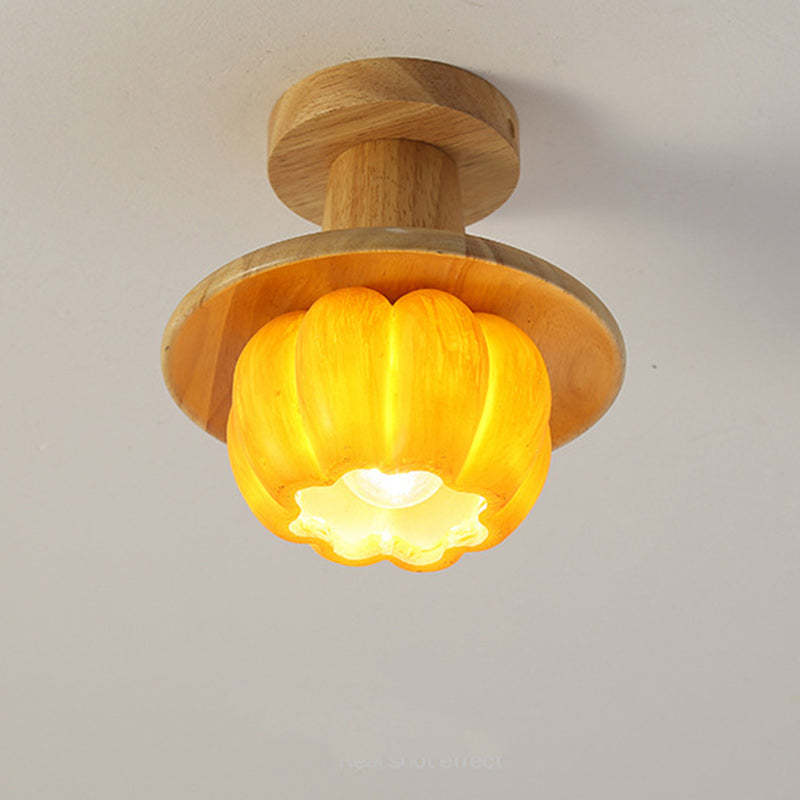 Contemporary Resin 1-Light Ceiling Light