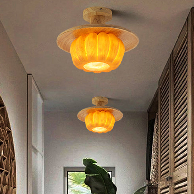 Contemporary Resin 1-Light Ceiling Light