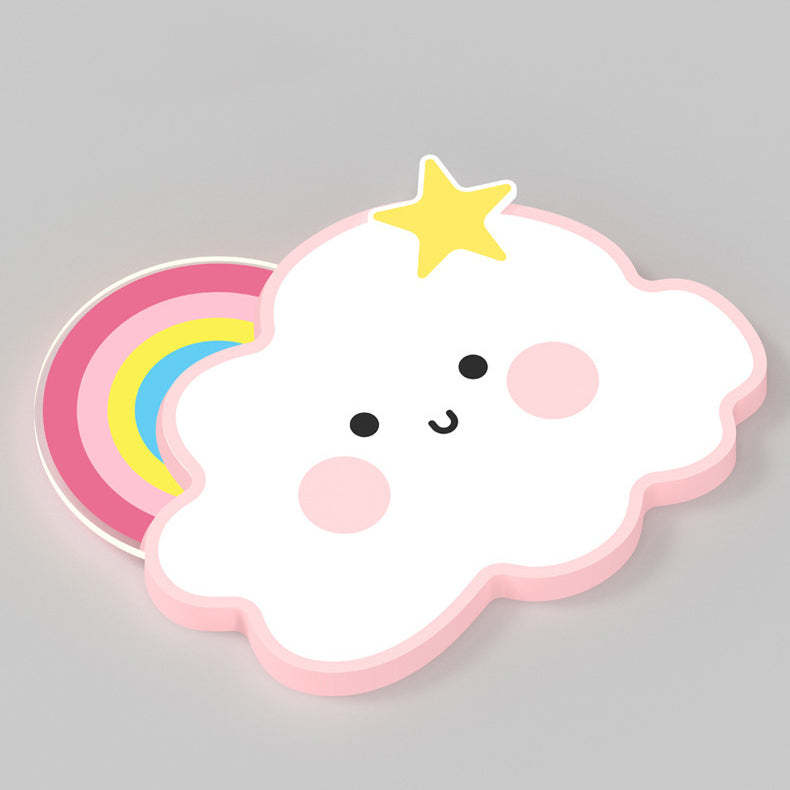 Nordic Cloud Rainbow Iron Acrylic LED Flush Ceiling Light