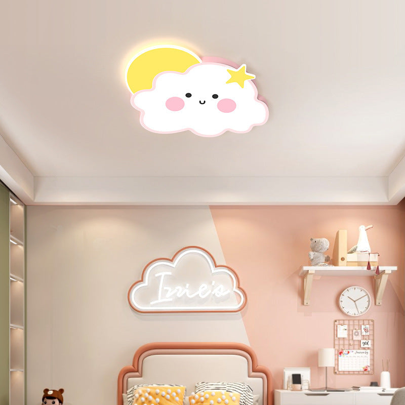 Nordic Cloud Rainbow Iron Acrylic LED Flush Ceiling Light