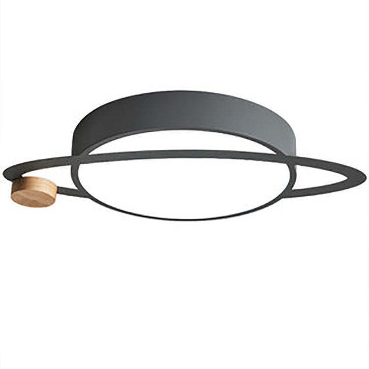 Scandinavian Planet Iron Acrylic LED Flush Mount Light