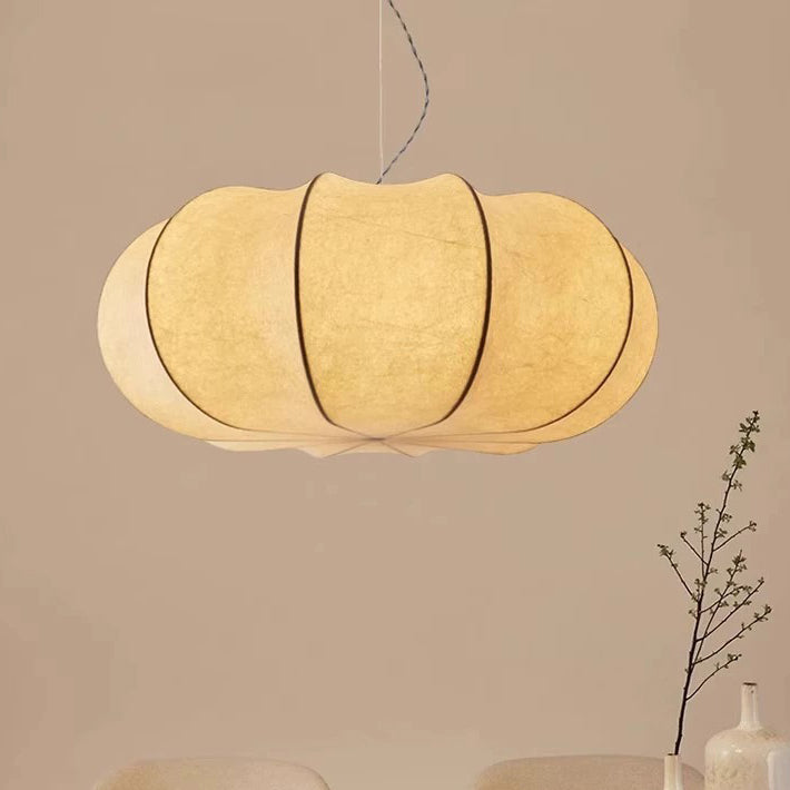 Japanese Pumpkin Iron Silk 2/3-Light Pendant