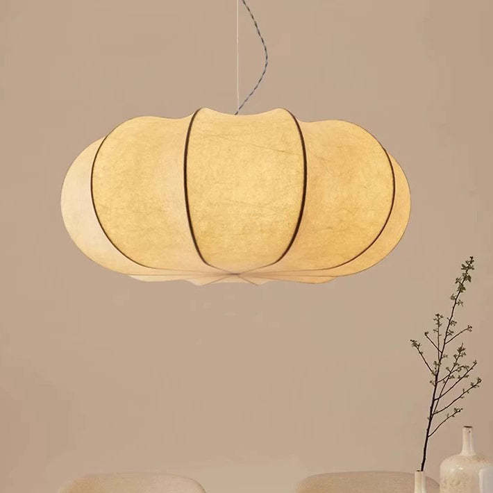 Japanese Pumpkin Iron Silk 2/3-Light Pendant