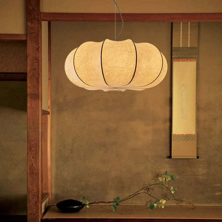 Japanese Pumpkin Iron Silk 2/3-Light Pendant