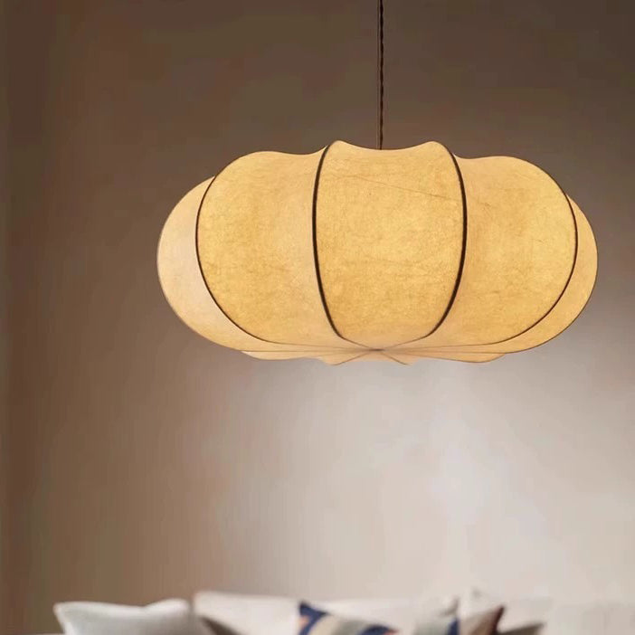 Japanese Pumpkin Iron Silk 2/3-Light Pendant