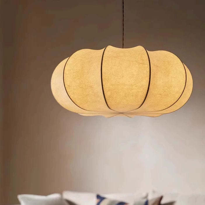 Japanese Pumpkin Iron Silk 2/3-Light Pendant