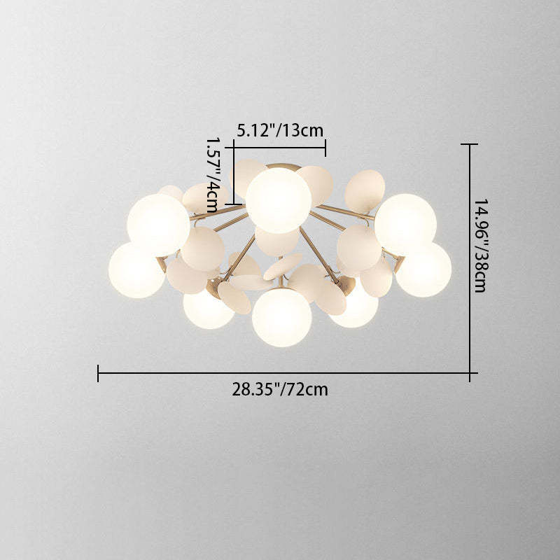 Scandinavian Colorful Flower Orb Metal Light — 1 / Colorful / 220V-240V For UK/AU