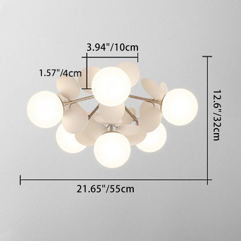 Scandinavian Colorful Flower Orb Metal Light — 1 / Colorful / 110V-120V For US/CA