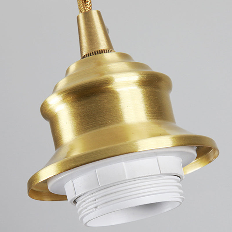 Scandinavian Pleated Half Circle Pendant Light