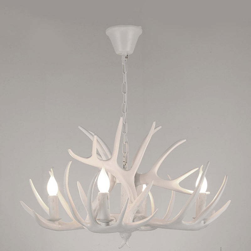 Art Deco Antler Iron Chandelier