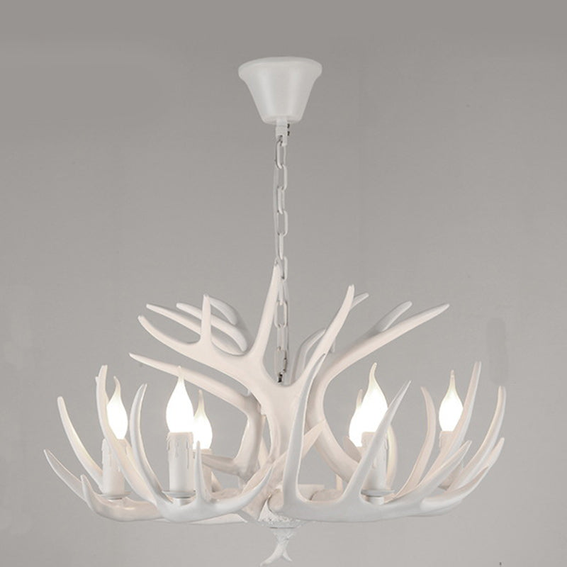 Art Deco Antler Iron Chandelier