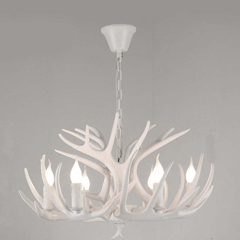 Art Deco Antler Iron Chandelier