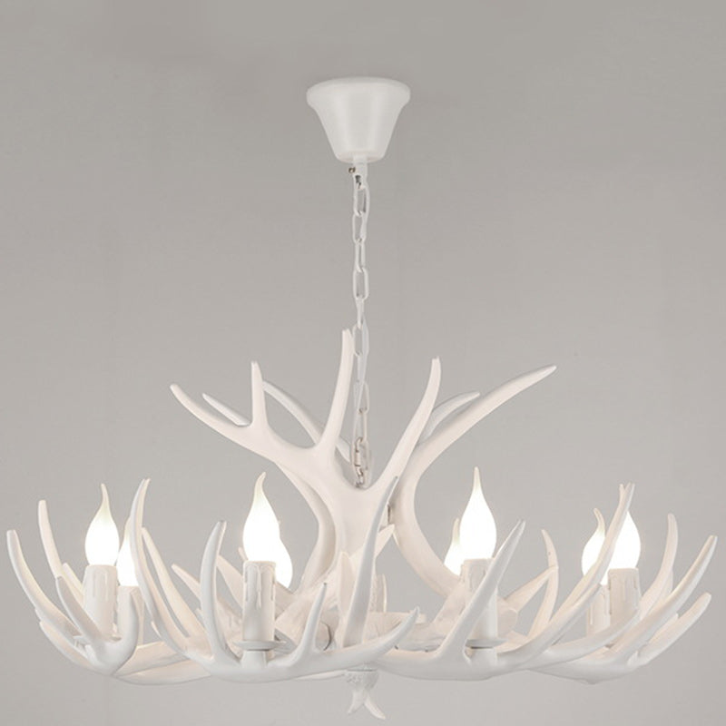 Art Deco Antler Iron Chandelier