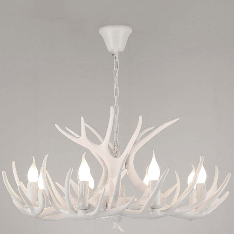Art Deco Antler Iron Chandelier