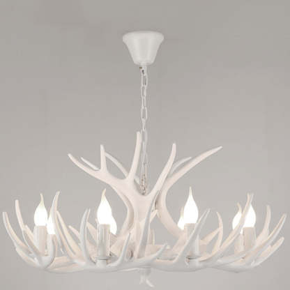 Art Deco Antler Iron Chandelier
