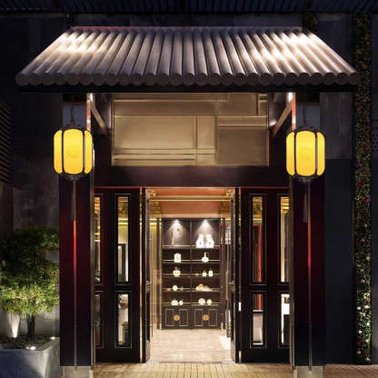 Art Deco Waterproof Lantern Aluminum Dolomite