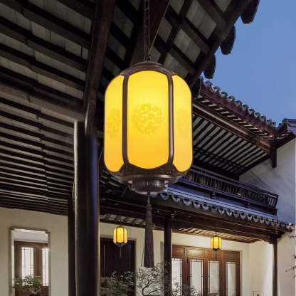 Art Deco Waterproof Lantern Aluminum Dolomite