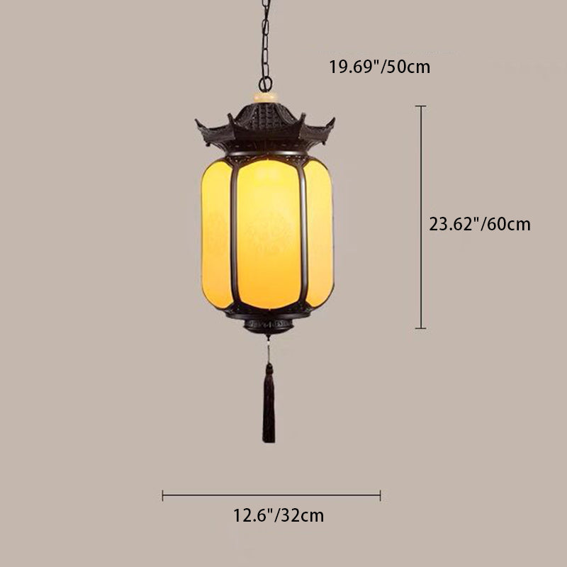 Art Deco Waterproof Lantern Aluminum Dolomite