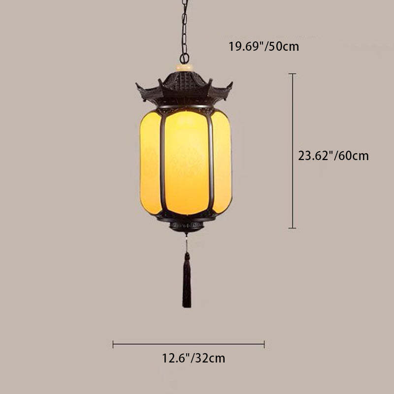 Art Deco Waterproof Lantern Aluminum Dolomite