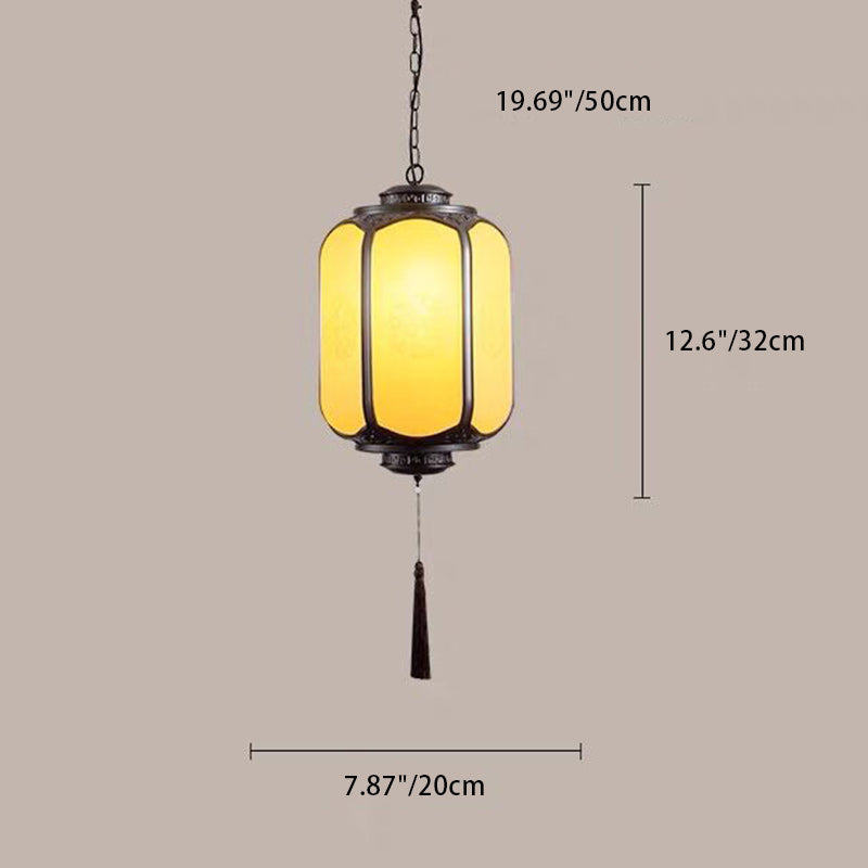 Art Deco Waterproof Lantern Aluminum Dolomite