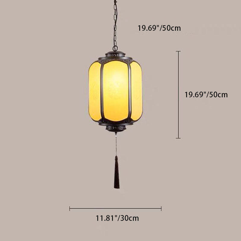 Art Deco Waterproof Lantern Aluminum Dolomite
