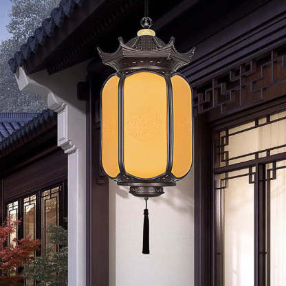 Art Deco Waterproof Lantern Aluminum Dolomite