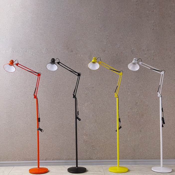 Scandinavian Retractable Swivel Iron Floor Lamp