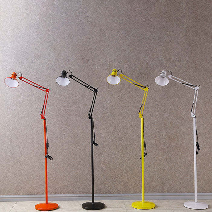Scandinavian Retractable Swivel Iron Floor Lamp