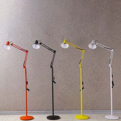Scandinavian Retractable Swivel Iron Floor Lamp