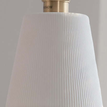 Scandinavian Copper Ceramic Cone Pendant Light