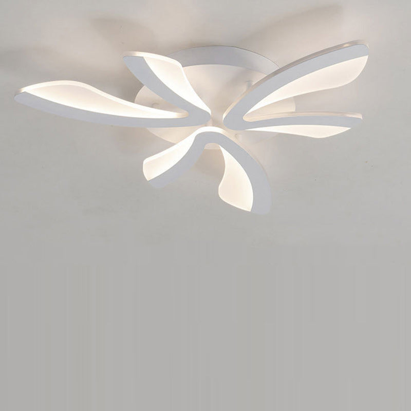 Scandinavian Dandelion Dome Acrylic LED Flush Light