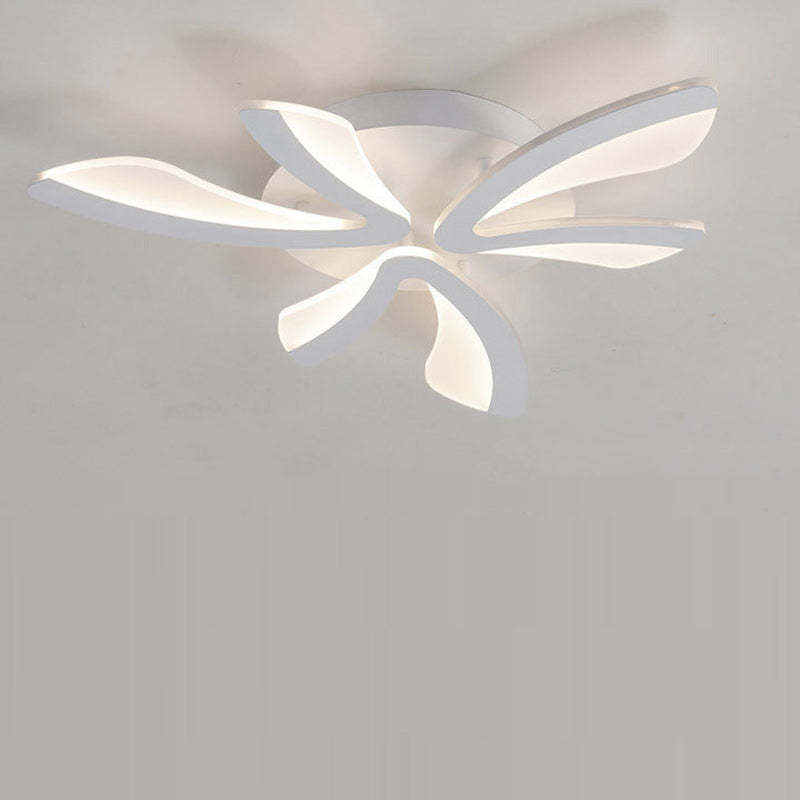 Scandinavian Dandelion Dome Acrylic LED Flush Light