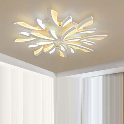 Scandinavian Dandelion Dome Acrylic LED Flush Light