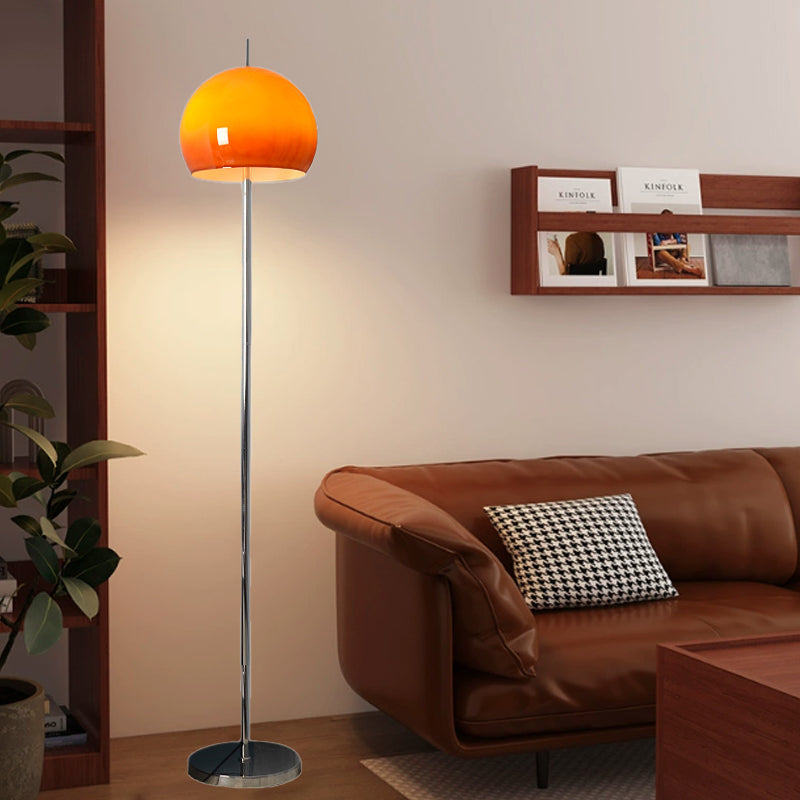 Mid-century 2-light mushroom floor lamps in iron — 220V-240V (UK/AU)