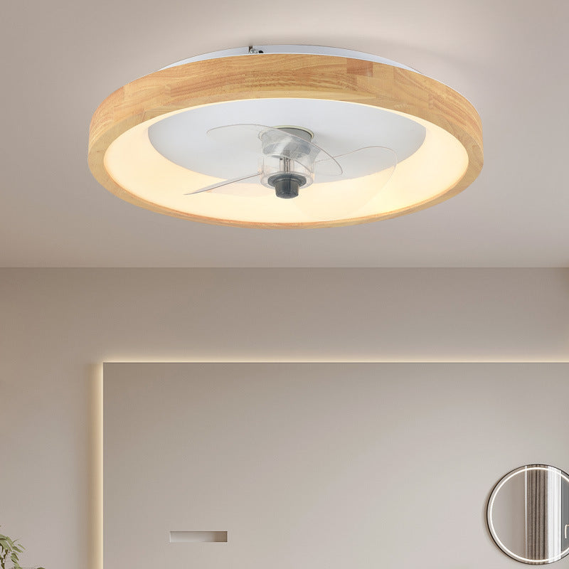 Minimalist Fan Dome Flush Mount Ceiling Fan Light