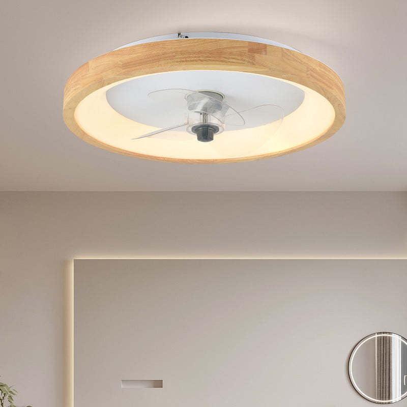 Minimalist Fan Dome Flush Mount Ceiling Fan Light
