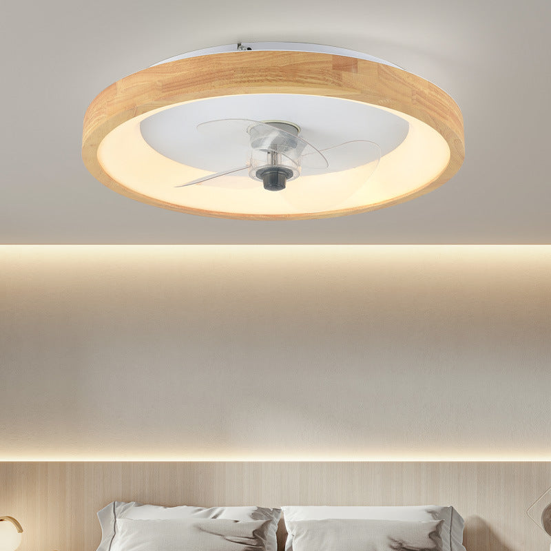 Minimalist Fan Dome Flush Mount Ceiling Fan Light