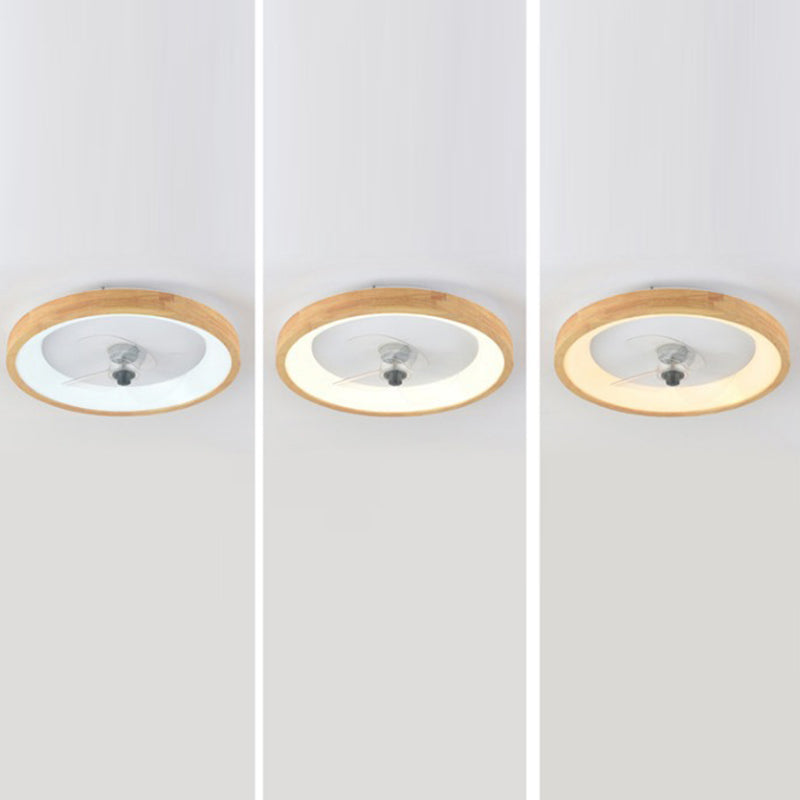 Minimalist Fan Dome Flush Mount Ceiling Fan Light