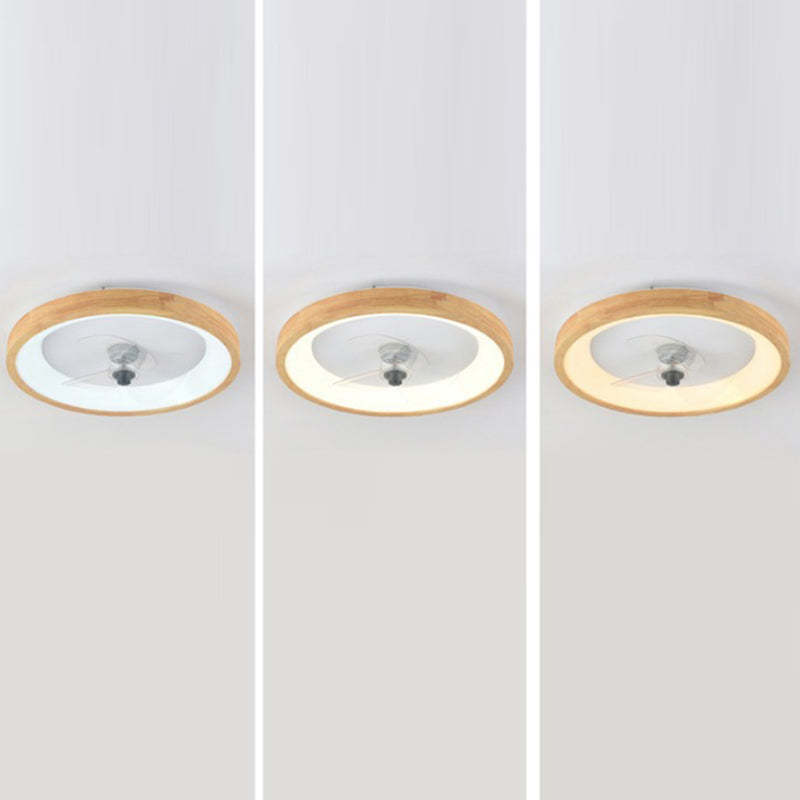 Minimalist Fan Dome Flush Mount Ceiling Fan Light