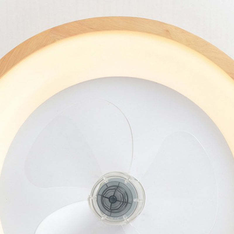 Minimalist Fan Dome Flush Mount Ceiling Fan Light