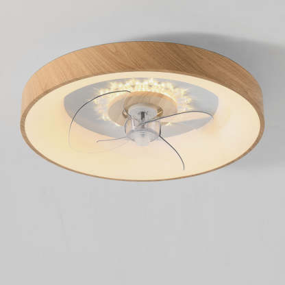 Minimalist Fan Dome Flush Mount Ceiling Fan Light