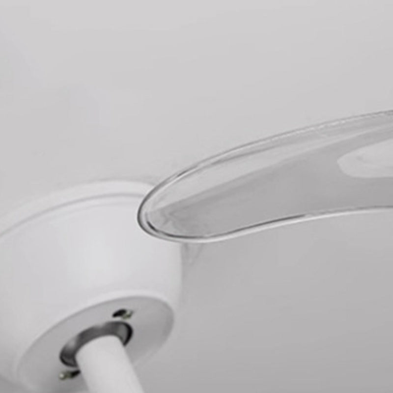 Minimalist Round Iron LED Ceiling Fan Light